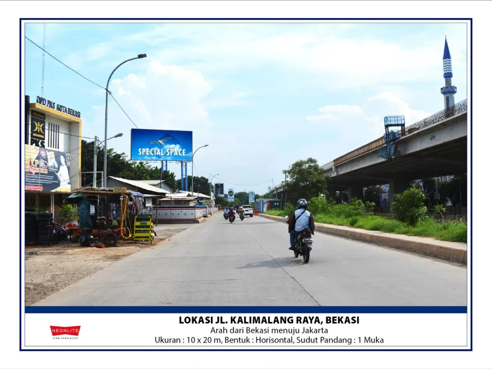 Billboard<br>LED Jl. Kalimalang Raya, Bekasi 20200624 lok jl kalimalang raya bekasi