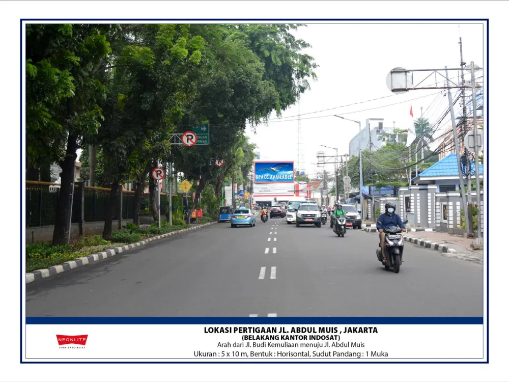 Billboard<br>LED Pertigaan Jl. Abdul Muis, Jakarta 20200624 lok pertigaan jl abdul muis jakarta