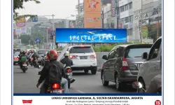 Billboard<br>LED Underpass Gandaria, Jl. Sultan Iskandar Muda, Jakarta (TS)