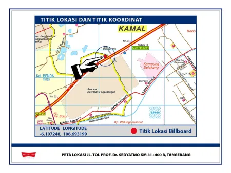 Billboard<br>LED Jl. Tol Sedyatmo KM.31+400 B, Tangerang 20200624 lok jl tol sedyatmo km 31400 b tangerang