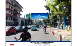 Billboard<br>LED Bando Jl. Naripan (Depan Bank Jabar Banten), Bandung 20200625 lok jl naripan bandung a