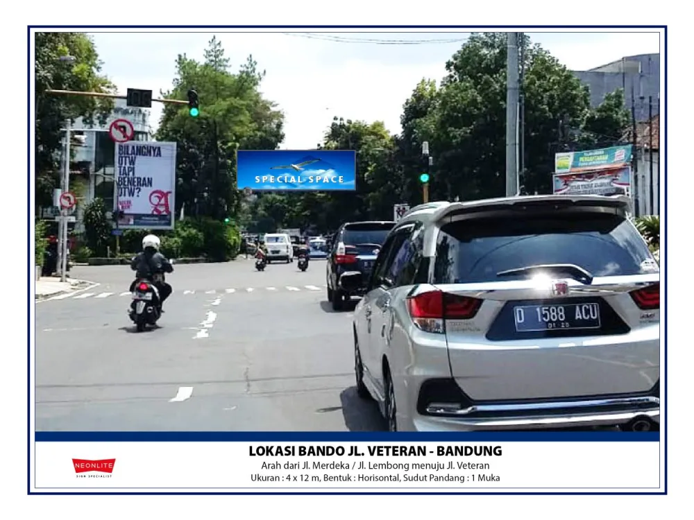 Billboard<br>LED Bando Jl. Veteran, bandung 20200625 lok jl veteran bandung