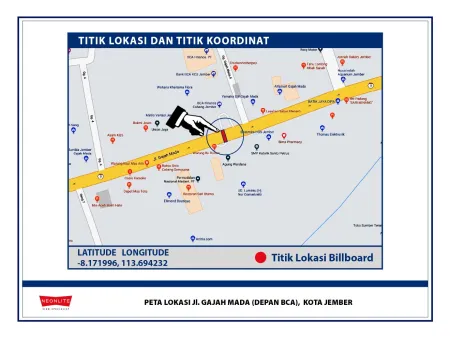 Billboard<br>LED Jl. Gajah Mada ( Depan BCA), Kota Jember 20200629 lok jl gajah mada depan bca jember