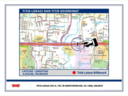 OUT DOOR Jpo Jl Tol TB Simatupang KM 24 + 100 B, Jakarta 20220509 lok jpo tol tb simatupang km 24100b jakarta