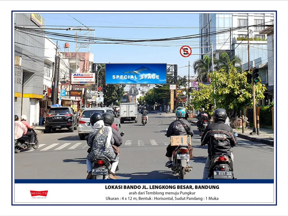 Billboard<br>LED Bando Jl. Lengkong Besar, Bandung lok jl lengkong besar bandung baru