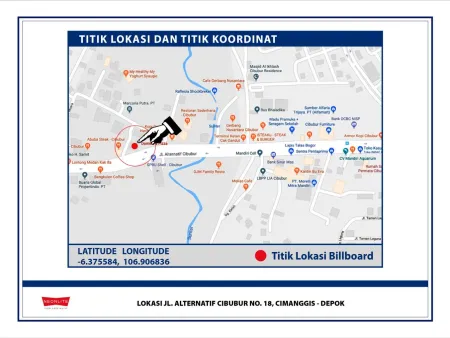 Billboard<br>LED Jl. Alternatif Cibubur No. 18, Cimanggis, Depok lok jl alternatif cibubur no 18 cimanggis depok