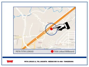 Billboard<br>LED Lokasi Jl. Tol Jakarta-Merak KM.10+400, Tangerang lok jl tol jakarta merak km 10400 tangerang